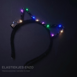 LED Diadeem 'Black Cat'