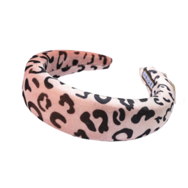 Haarband Padded Leopard Pale Pink