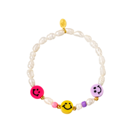 Armbandje "Don't forget to Smile"