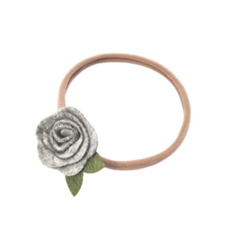 Newborn Hoofdbandje Grey Rose