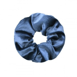 Velvet Scrunchie Blue