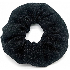 Scrunchie Glitter Zwart