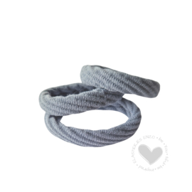 Haarelastiek Knitted | Light Grey