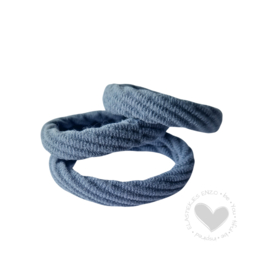 Haarelastiek Knitted | Denim