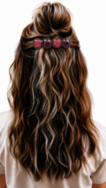 Haarspeld XL Love Is In The Hair© | Burgundy Snake