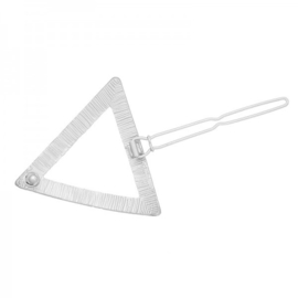 Haarspeld Metal Triangle | Zilver