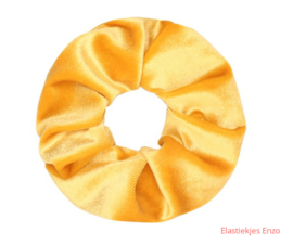 Velvet Scrunchie Yellow