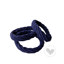Haarelastiek Knitted | Dark Blue