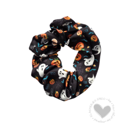 Led Scrunchie |  Halloween zwart spooky pumpkin