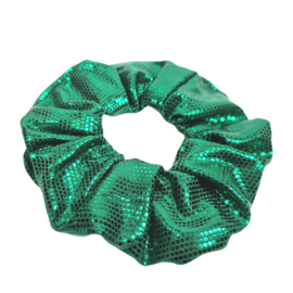 Foute Kerst Scrunchie Shine | Green