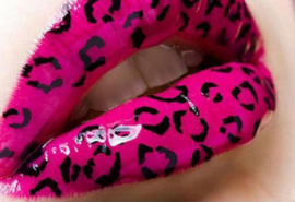 Lip Sticker Pink Glitter