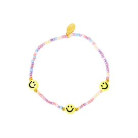 Kralen armbandje Smiley