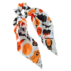 Halloween Scrunchie Scarf | Pumpkin