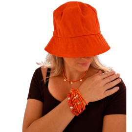 Oranje Armbandenset voor Dames | EK, WK & Koningsdag Accessoire