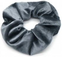 Velvet Scrunchie Grey