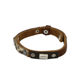 LMNTL |  Armband Small Star Studs | Brown