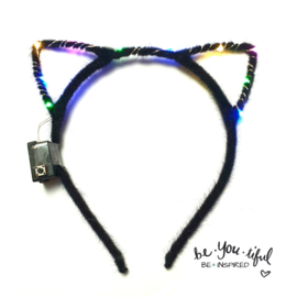 LED Diadeem 'Black Cat'