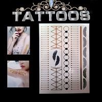 Metal Body Tattoo Arrows