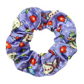 Kidz Kerst Scrunchie | Snowman