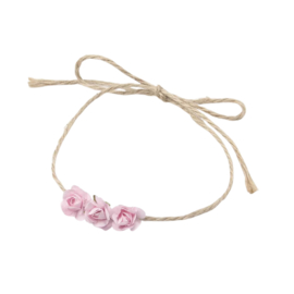 Newborn Hoofdbandje Rope Rose