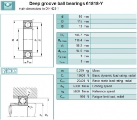 61818 SKF