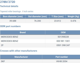 2789/2720-QCL7C SKF