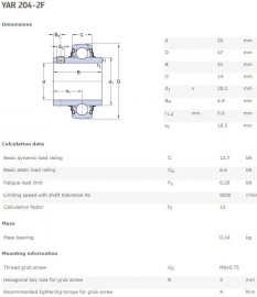 YAR204-2RF/HV SKF in RVS