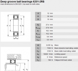 6201-2RS/C3 FAG