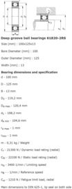 61820-2RS SKF