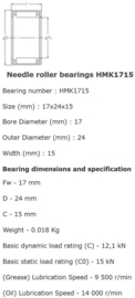 HMK1715 NTN