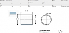 PCM081012-E SKF