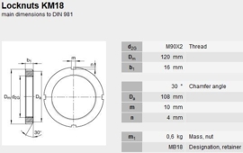 KM18 asborgmoer SKF