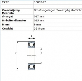 16003-2RS PTi
