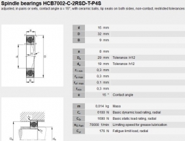 C102HCRRUL Barden = HCB7002-C-2RSD-T-P4S FAG