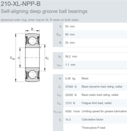 210-XL-NPPB INA Insertlager