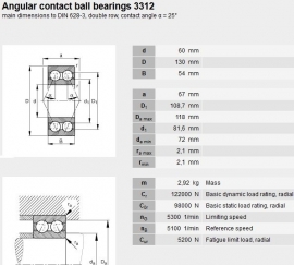 3312-A/C3 SKF