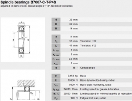 B7007C.T.P4S.UL FAG Spindellager