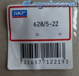 628/5-2Z SKF (=MR115-2Z)