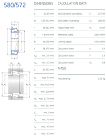 CK580/572 SKF