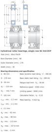 NJ316-ECP SKF