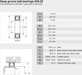 629-2Z SKF