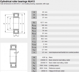 NU413-M SKF Service