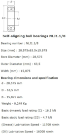 NLJ-1-1/8" RHP =RL9