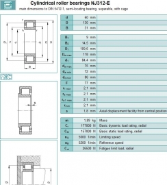 NJ312-ECM SKF