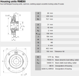 RME80-XL (zonder klemring!)