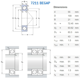 7211-BEGAP SKF