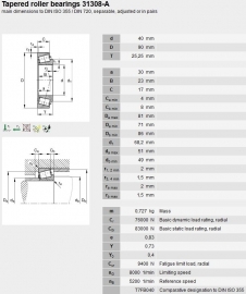 31308-J2/QCL7C SKF