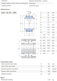 GEH30ES-2RS SKF