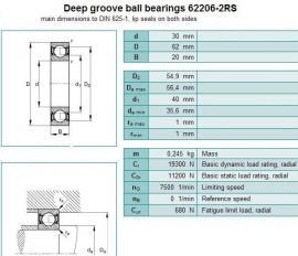 62206-2RS KYK