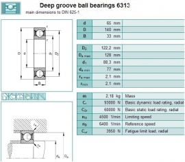 6313M/C3VL0241 SKF